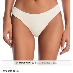 SOLID & STRIPED The Eva White Bikini Bottoms